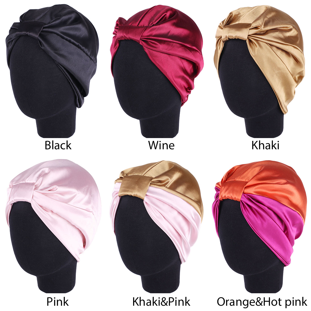 (Hàng Mới Về) Mũ Trùm Đầu Khi Ngủ Co Giãn Mềm Mại Thời Trang Cho Nữ