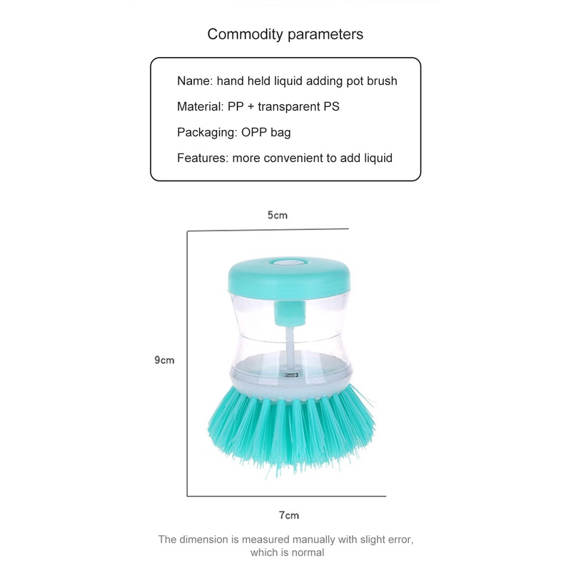 Bàn Chải Vệ Sinh Nhà Bếp 2 Trong 1 Tiện Lợi