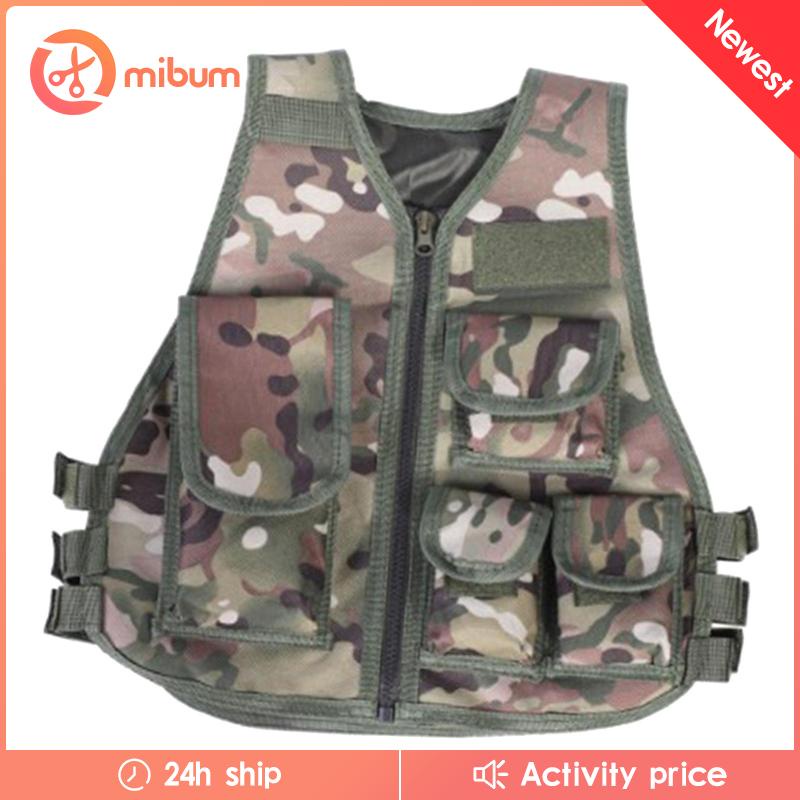 Áo Vest Chiến Đấu Thoáng Khí Có Thể Điều Chỉnh Dành Cho Trẻ Em Chơi Ngoài Trời