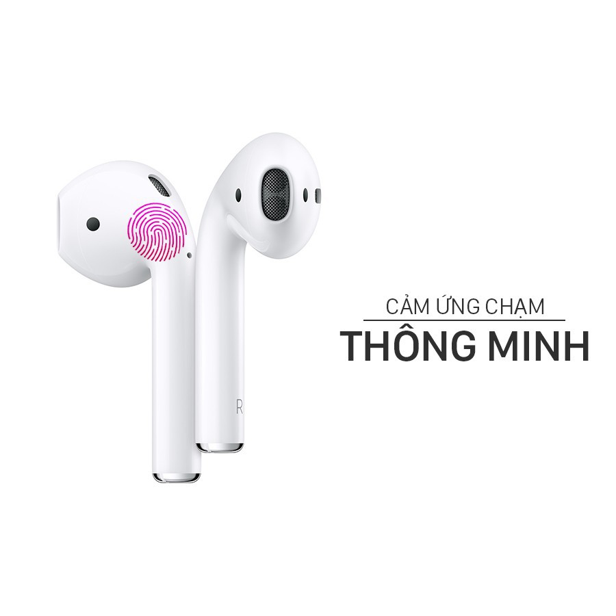 Tai Nghe Airpods 2 Bluetooth 5.0 [Định Vị+Đổi Tên+Sạc Không Dây] Phiên Bản Cao Cấp Nhất 2021