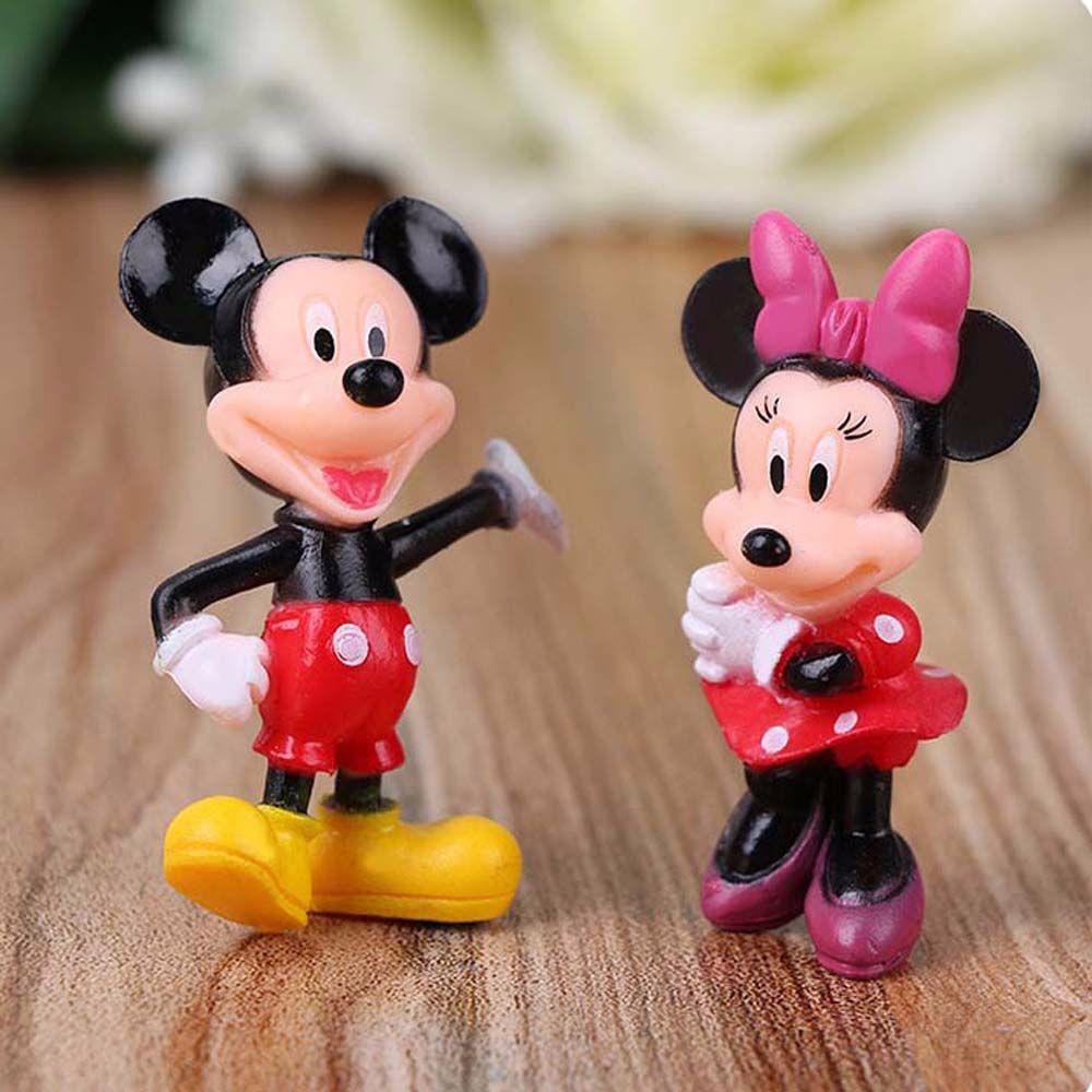 Mô Hình Chuột Mickey Dùng Trang Trí Bánh Kem Bằng PVC
