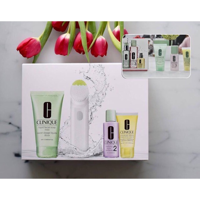 Set dưỡng da Clinique mini