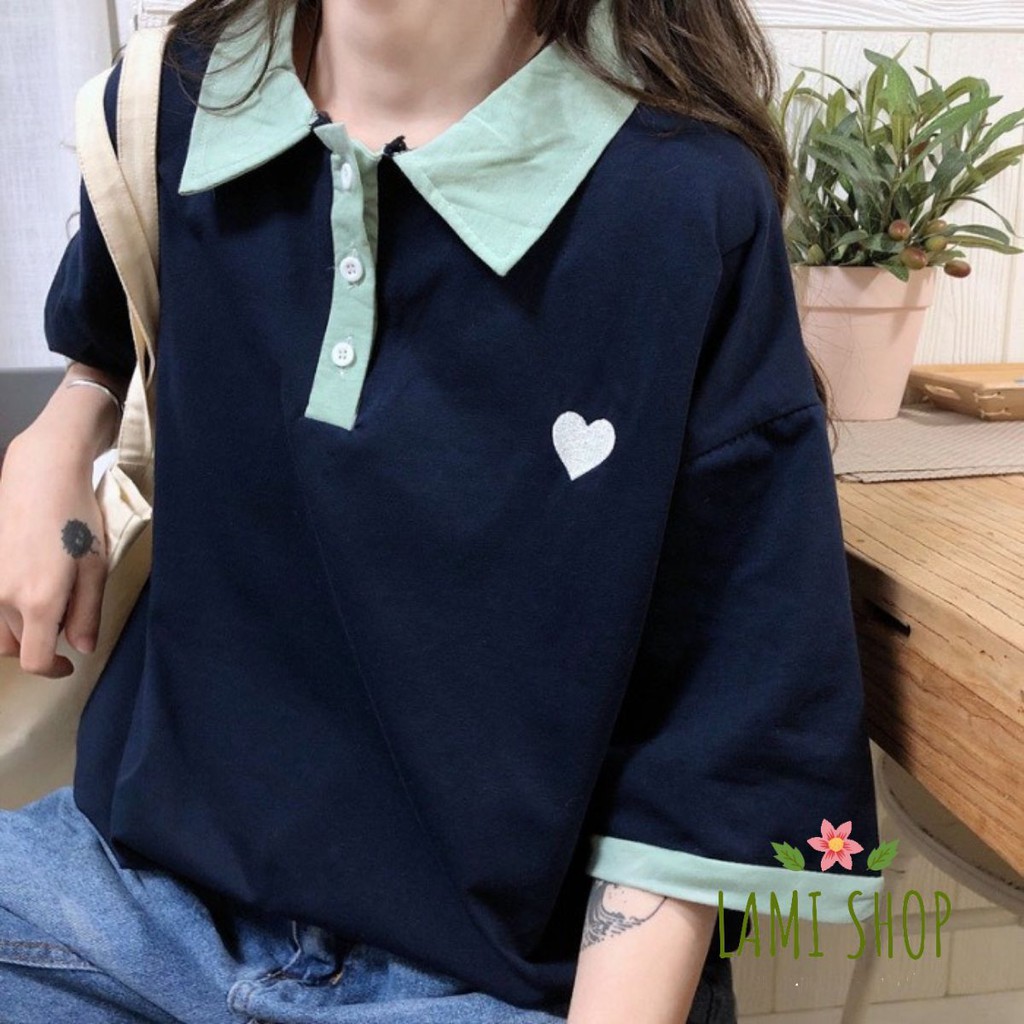 [HÀNG CAO CẤP] Áo thun nữ polo siêu xinh hàng y hình