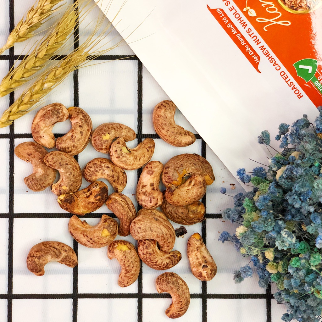 500g Hạt Điều Rang Muối Size Lớn Vỏ Lụa, Điều Bình Phước Xuất Khẩu ️ Dinh Dưỡng HANI Food