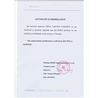 Máy trợ giảng Shidu SD-S616