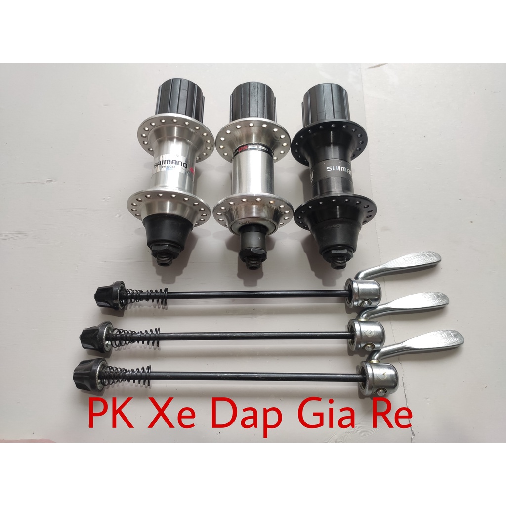 Đùm , moay ơ sau xe đạp shimano líp thả 32-36 lỗ - Hàng Chính Hãng