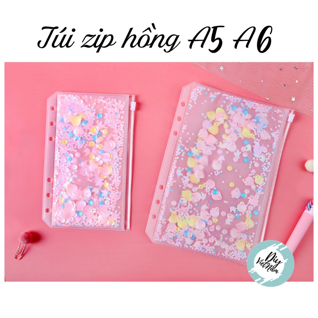 TÚI ZIP KIM TUYẾN A5 A6