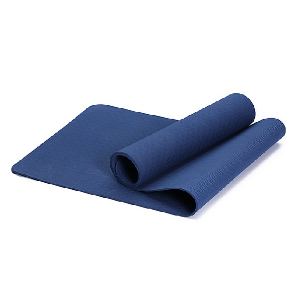 Thảm tập gym & yoga TPE Zeno 1 lớp 8mm (xanh đậm)