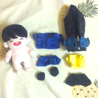 Búp bê thần tượng BTS SUGA Baby Syub Peach doll 15cm