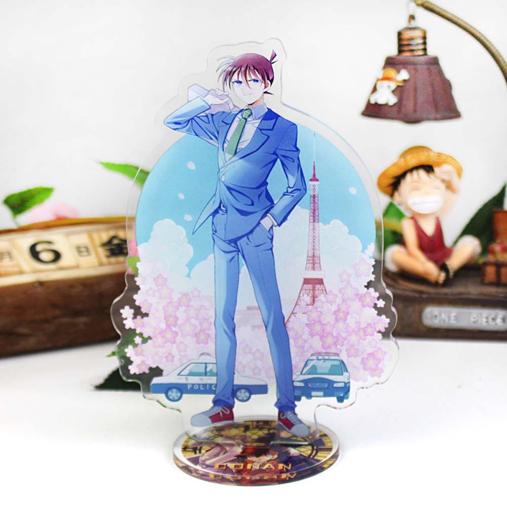 Mô hình nhân vật anime thám tử lừng danh conan bằng acrylic hai mặt trang trí thời trang