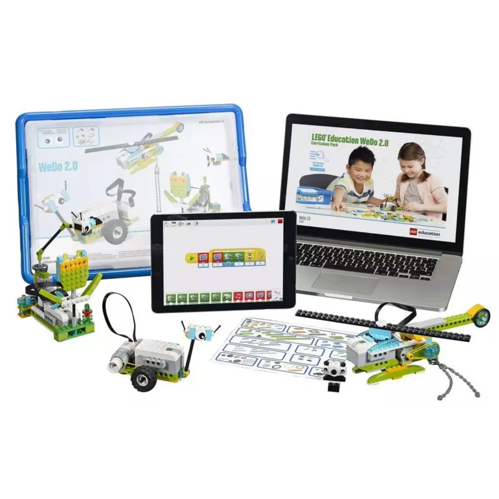 Xếp hình lập trình robot-Tương thích với lego wedo 2.0