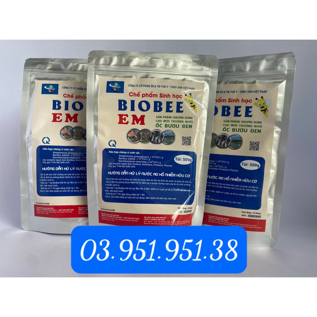 MEN VI SINH BIOEM - XỬ LÝ NƯỚC VÀ ĐÁY AO NUÔI ỐC