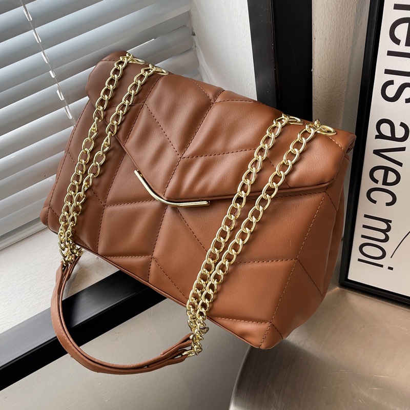 Túi đeo vai IELGY phối dây xích kiểu retro thời trang cho nữ