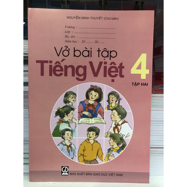 vở bài tập tiếng việt lớp 4 tập 2 + Bút chì 2b