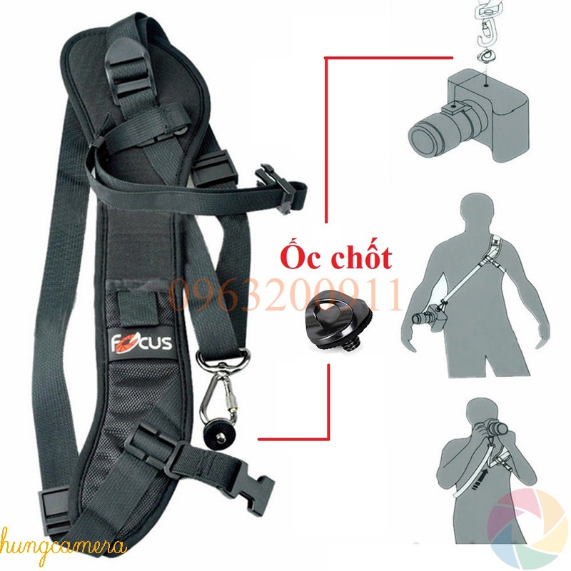 Dây đeo máy ảnh FOCUS , dây thao tác nhanh Quick Strap Focus