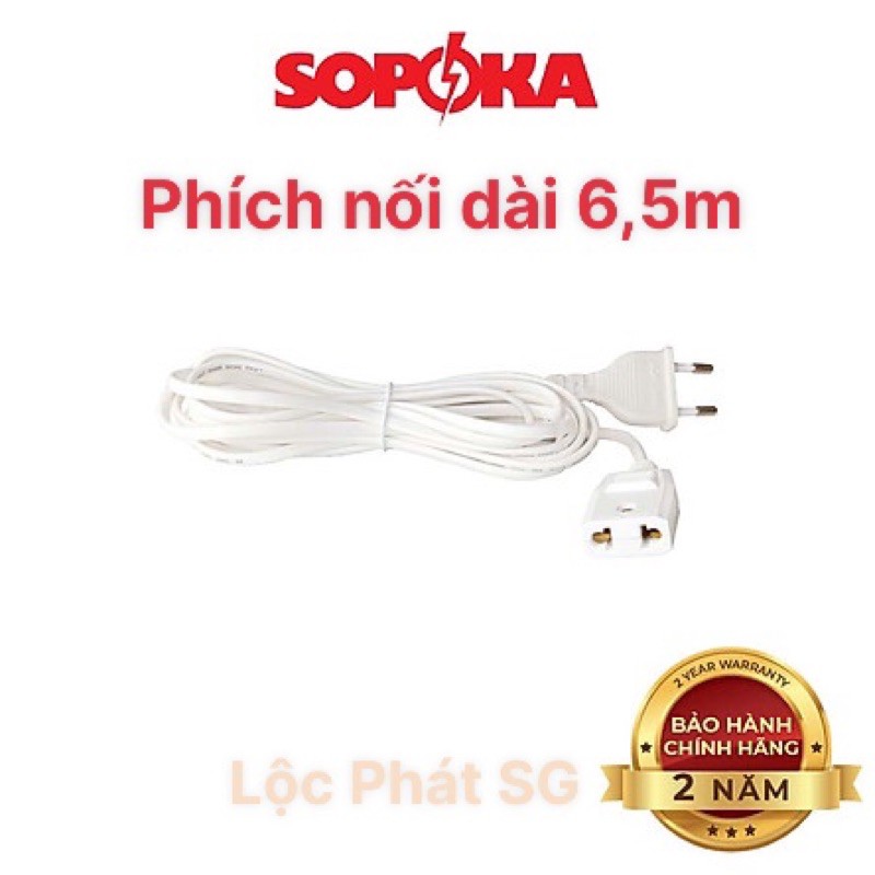 Phích nối liền dây, cáp nối dài Sopoka (2,3m —&gt; 6,5m)