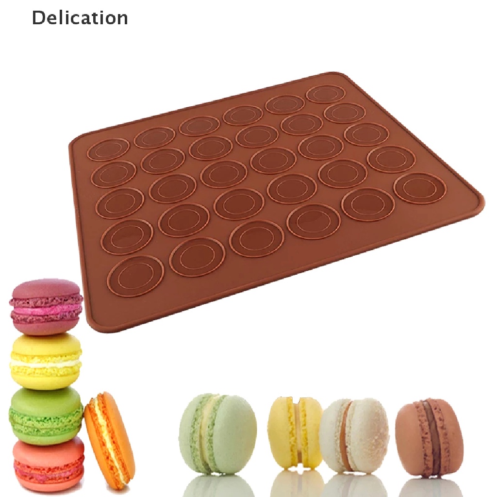 Khuôn silicon 30 ngăn làm bánh macaron tiện lợi