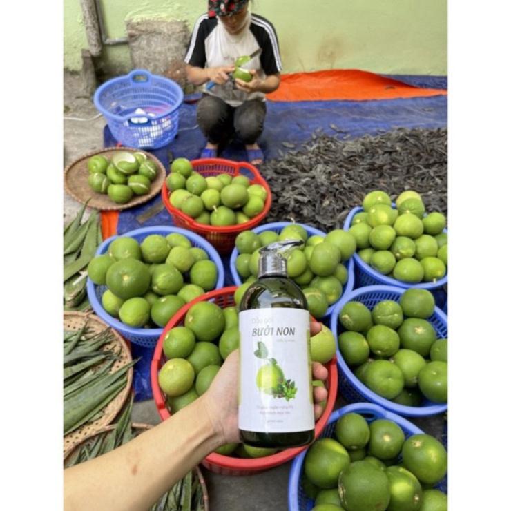 Dầu Gội Bưởi Non Handmade giúp Giảm Gàu, Nấm, Ngứa, Rụng Tóc 500ml - 100% Thiên Nhiên - Tiemxabong201 | BigBuy360 - bigbuy360.vn