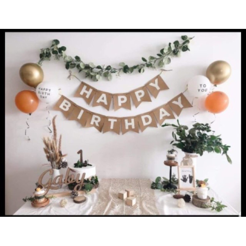 Set trang trí sinh nhật hàn quốc