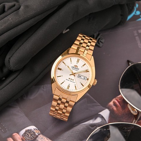 Đồng hồ cơ nam Orient watch RA-AB0E05S19B kính cứng chống va đập,chống nước dây thép đeo tay không gỉ cao cấp chính hãng