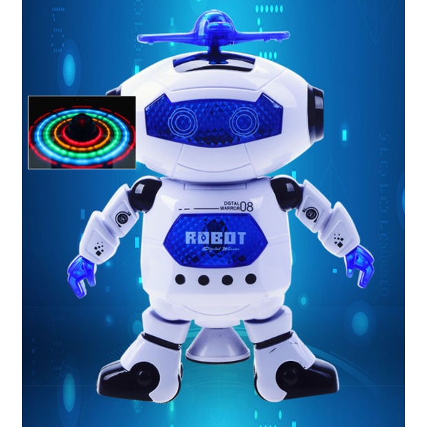 Đồ chơi Robot thông minh sáng tạo - xoay 360 phát nhạc hot trend