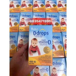 Vitamin ddrops baby d3 90 giọt date 2027