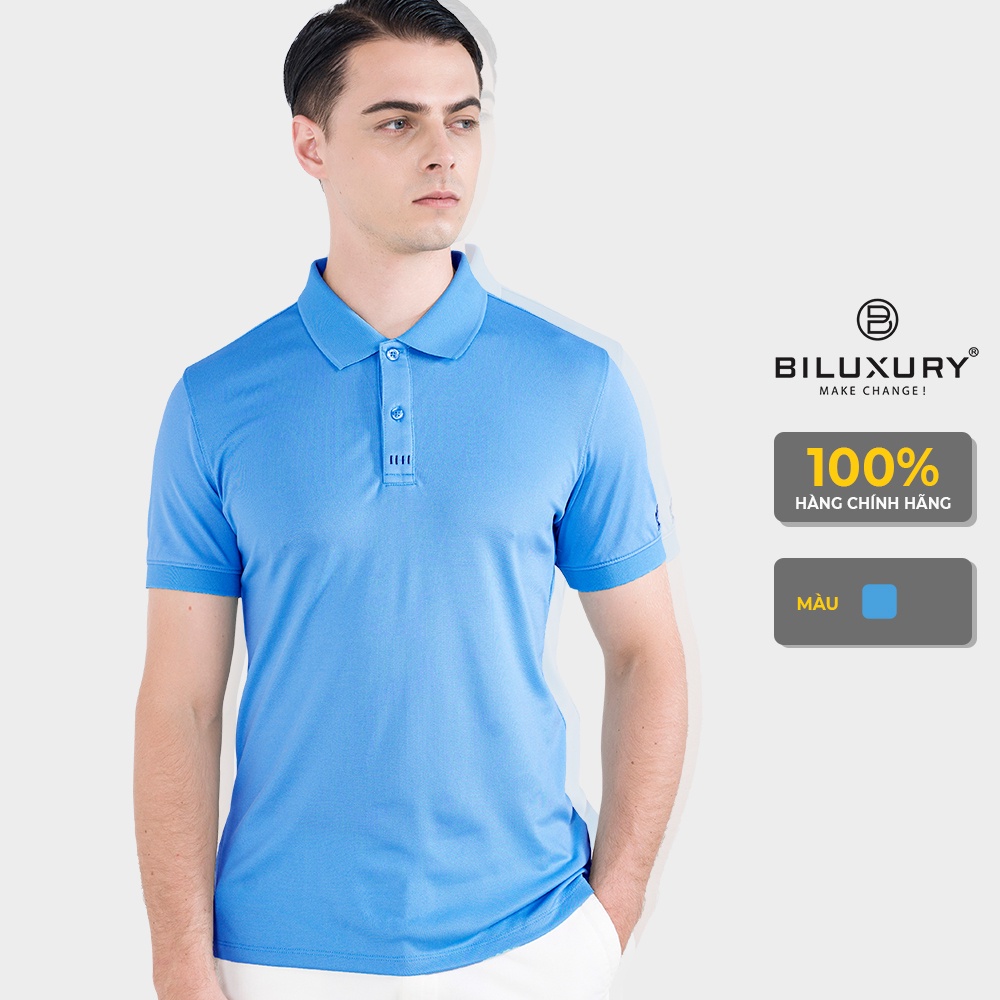 Áo polo nam cổ bẻ Biluxury thun lạnh kiểu dáng cổ điển lịch lãm trẻ trung 5APCB007XDU | BigBuy360 - bigbuy360.vn