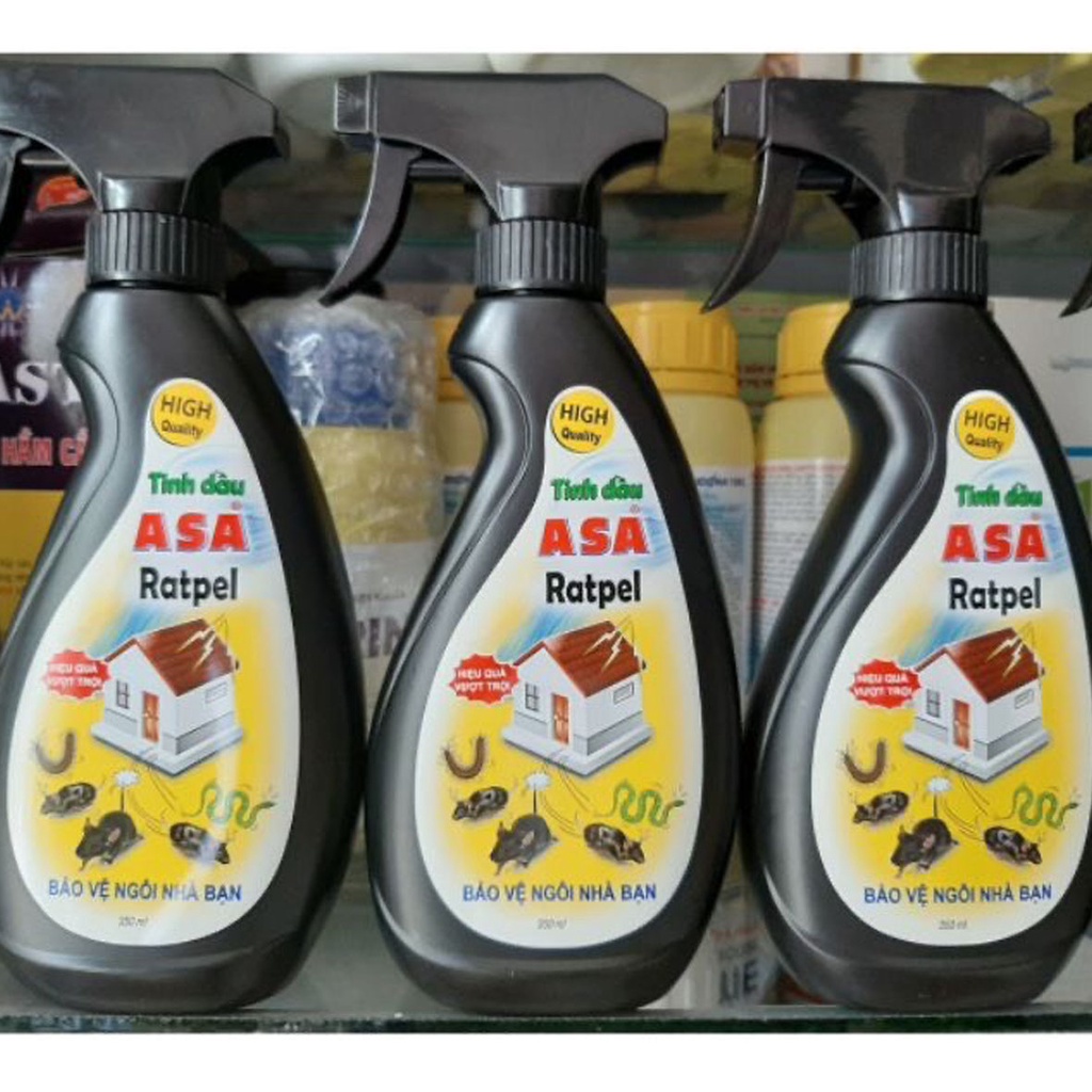 TINH DẦU ĐUỔI CHUỘT ASA RATPEL - HƯƠNG BẠC HÀ 350ML