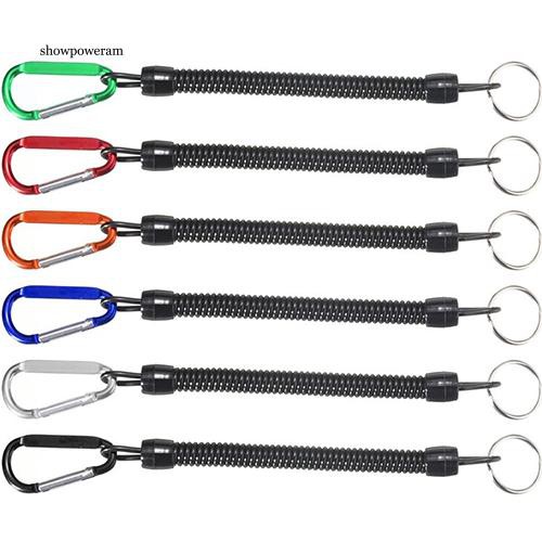 Set 2 dây lò xo có móc lò xo đa dụng cho hoạt động câu cá cắm trại ngoài trời