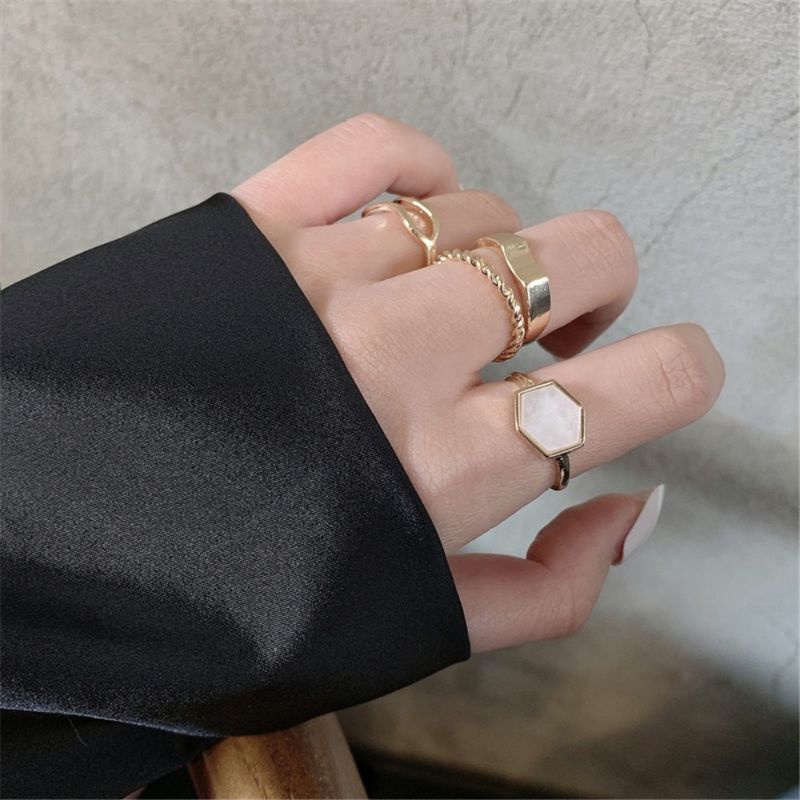 SET NHẪN 4 MÓN SIÊU SANG
