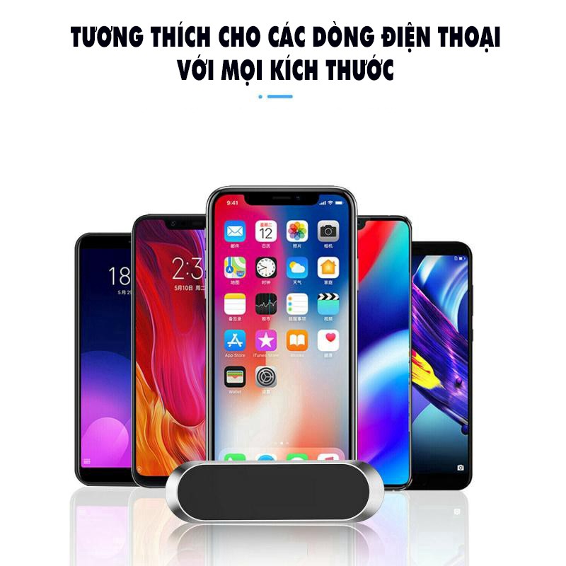 Giá Đỡ Điện Thoại Trên Ô Tô - Kẹp Điện Thoại Ô Tô, Xe Máy Hít Nam Châm Cực Chắc |PT2410