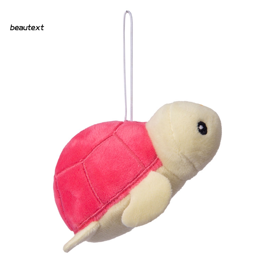 Móc khóa thú nhồi bông hình con rùa nhiều màu sắc đa năng