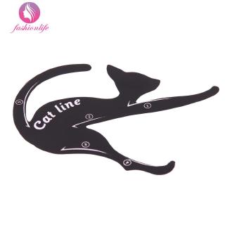 Pro 2pcs/Set Cat Eyeliner Stencil Makeup Eyebrow Models Stamp Template Card