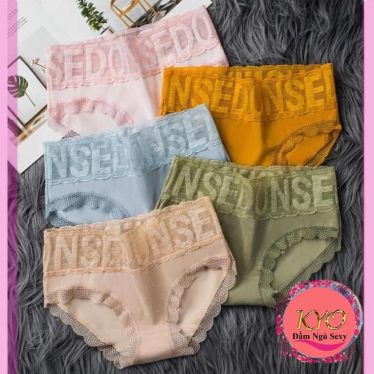 Quần lót cotton nữ cạp ép không viền kháng khuẩn siêu đẹp DL118
