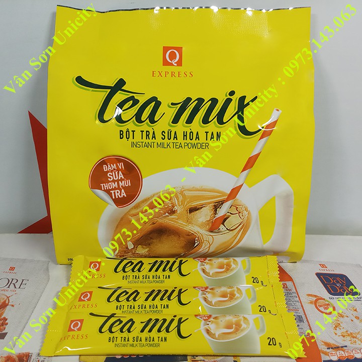 Trà sữa Tea mix Trần Quang bịch 480g (24 gói dài * 20g)