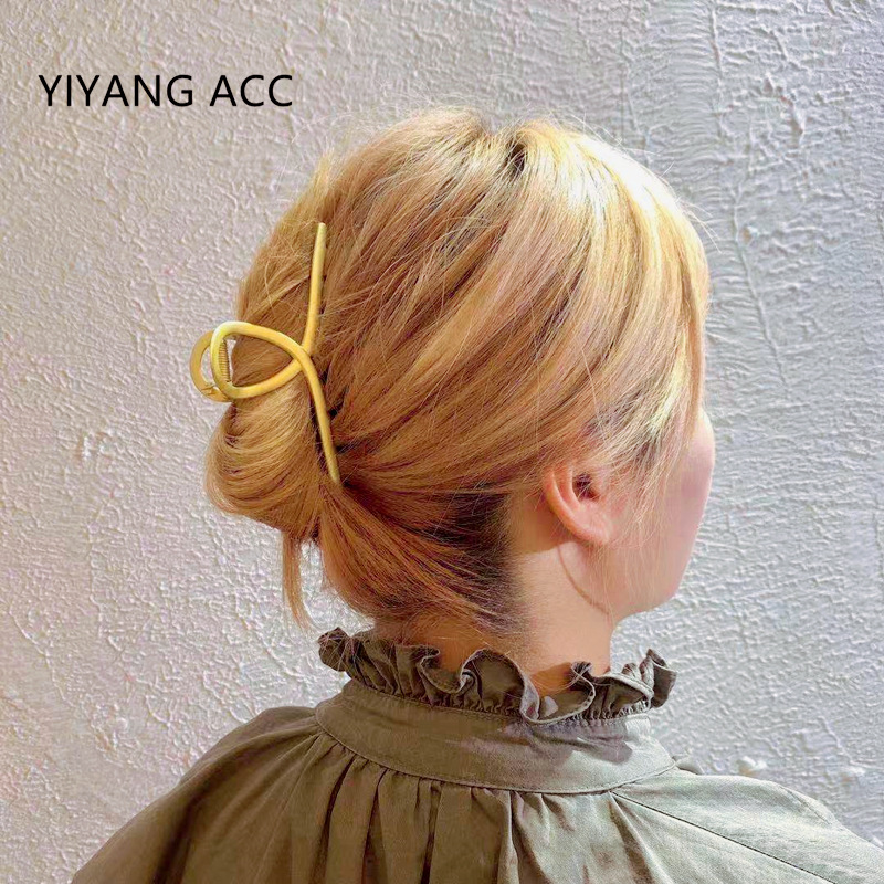 Kẹp tóc kim loại cỡ lớn thời trang hàn quốc