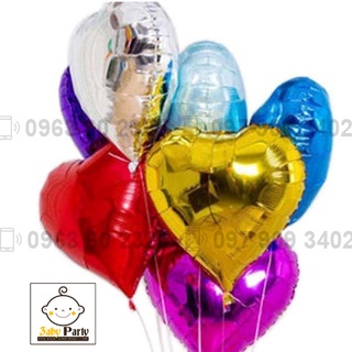 SỈ BÓNG TRÁNG NHÔM HÌNH TRÁI TIM 46CM