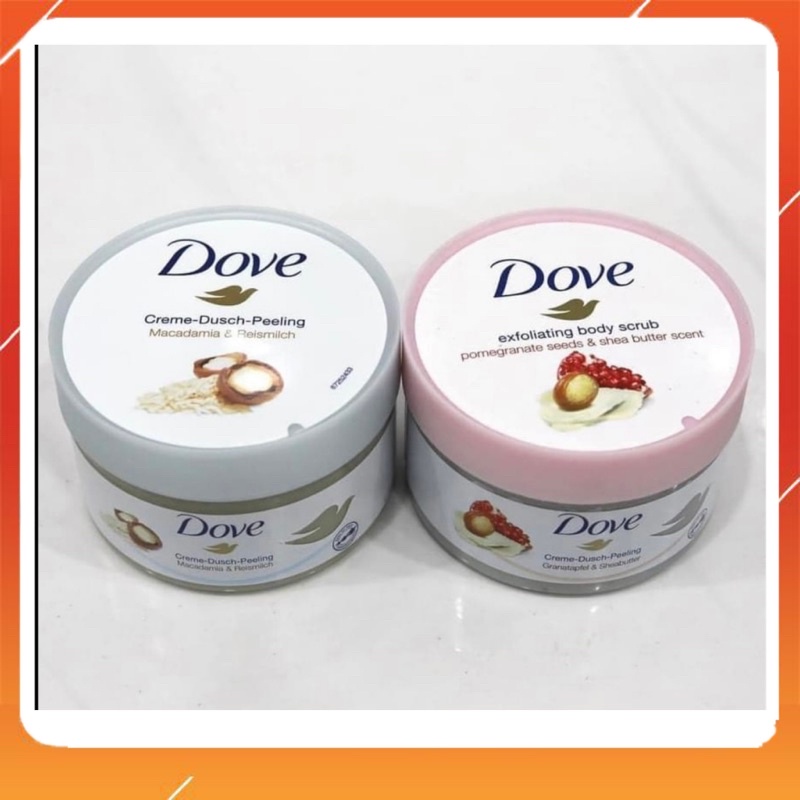 Tẩy Da Chết Dove Chiết Xuất Thiên Nhiên Từ Hoa Quả Giúp Mịn Màng Và Sáng Da Hũ 50Gr