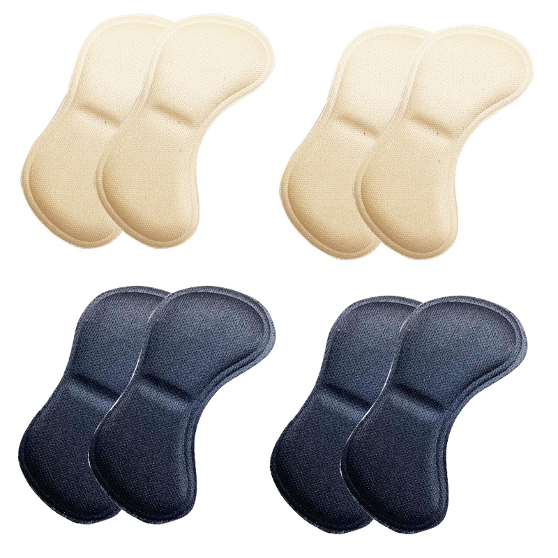 Set 4 Cặp Miếng Dán Bảo Vệ Gót Chân Giảm Đau Chống Mòn
