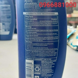 Head&shoulder Dầu Gội MỸ 400ml