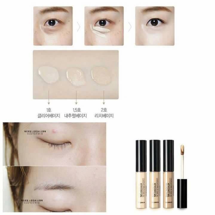 Kem Che Khuyết Điểm The Saem Cover Perfection Tip Concealer (6.5g) | BigBuy360 - bigbuy360.vn