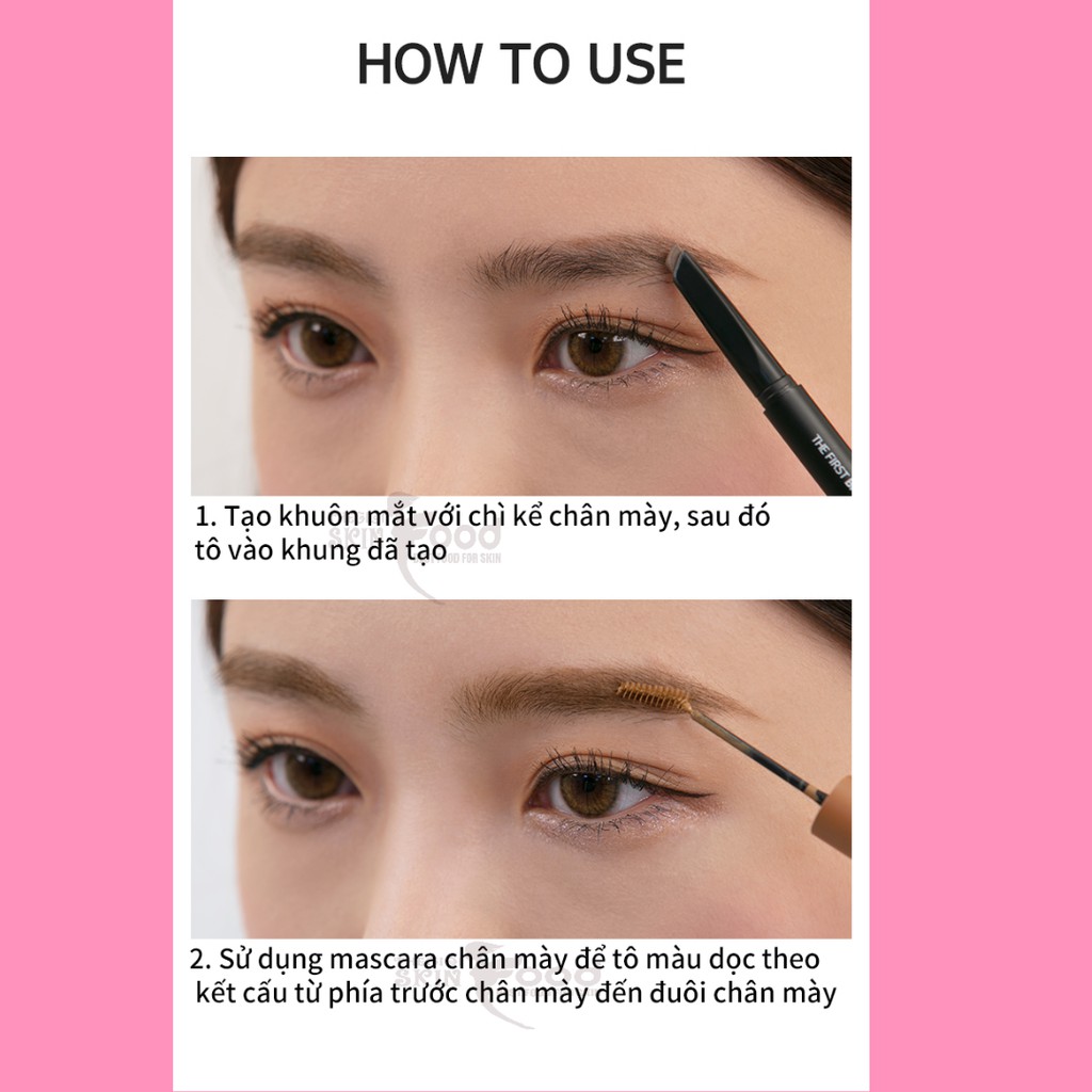 Mascara Chân Mày Bền Màu, Lâu Trôi Sheloves Brow Mascara