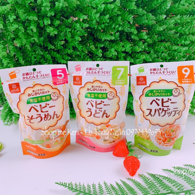 Mì Somen HAKUBAKU Cho Bé ăn dặm 100gr