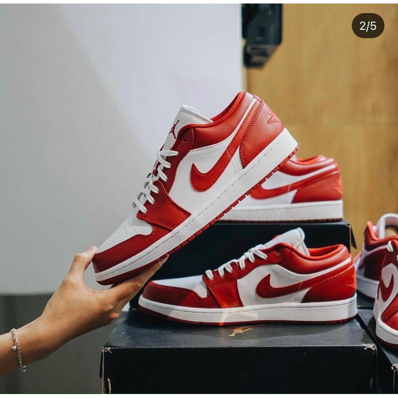 (Zuno Sneaker) Giày Air Jordan 1 Gym Red Low