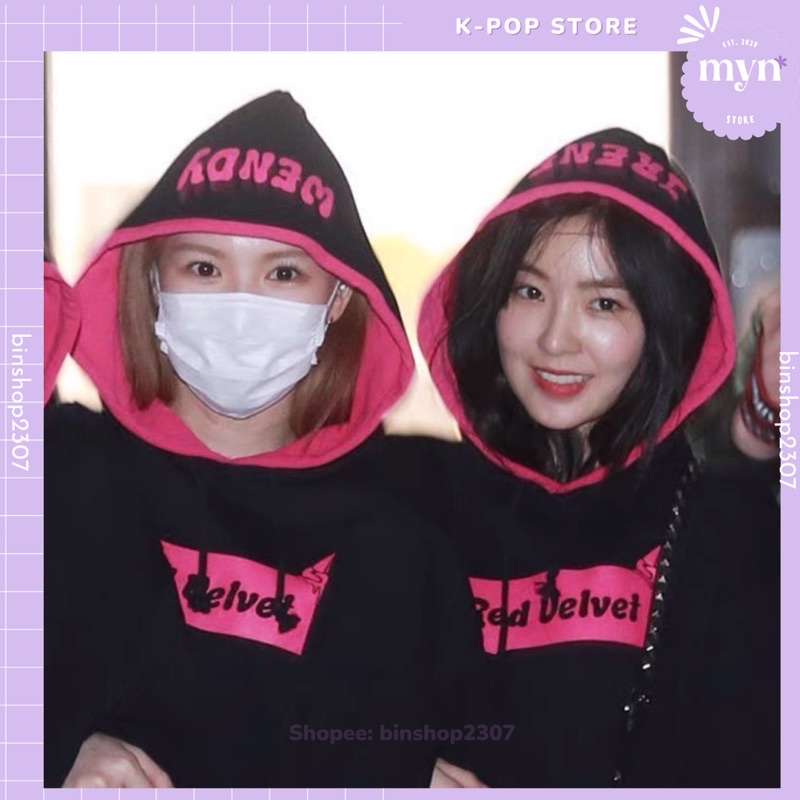 Áo Hoodie Nỉ Dài Tay Red Velvet  nam nữ đủ size