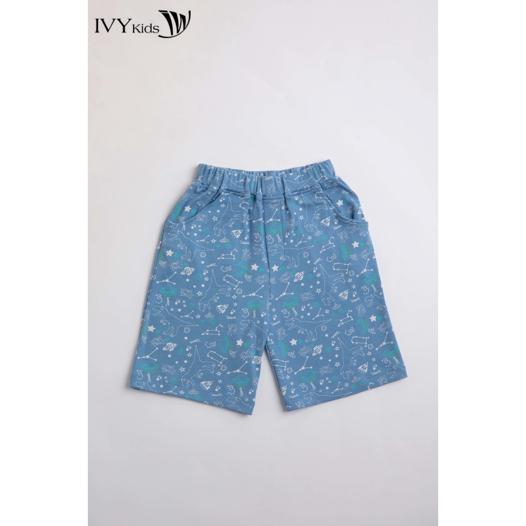 Quần sooc họa tiết bé trai IVY moda MS 20K1499