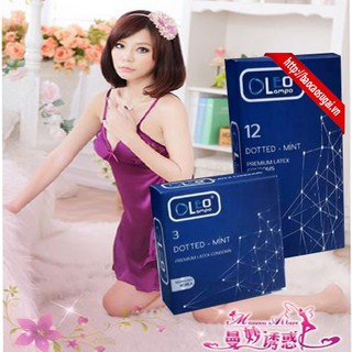Bao cao su gai oleo lampo bạc hà
