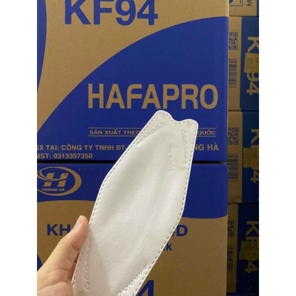 50 Chiếc Khẩu trang 4 Lớp KF94 HAFAPRO MASK Chống Bụi Mịn Và Kháng Khuẩn Hàng Cao Cấp