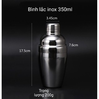 Bình Lắc Shaker Inox - Bình Lắc Pha Chế Inox