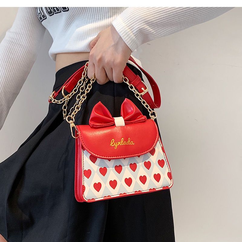 Túi Đeo Vai Dây Xích Dễ Thương Thời Trang Cho Bạn Gái